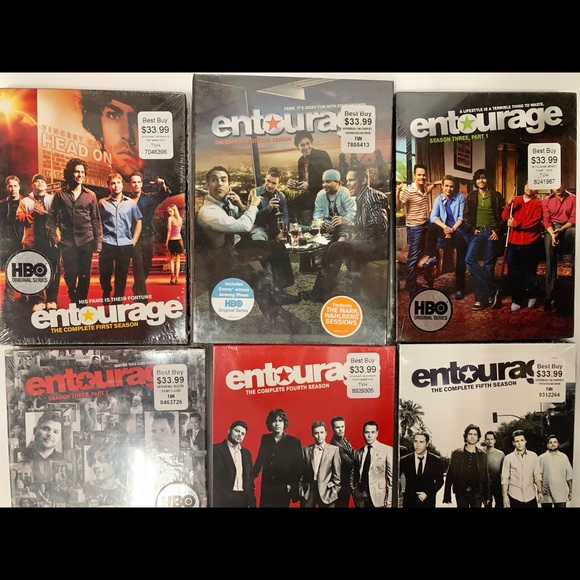 Entourage HBO Series DVD Set Seasons 1-5 SEALED NEW! - Picture 2 of 5